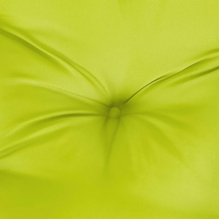 Coussins de palette lot de 2 vert vif tissu - 7