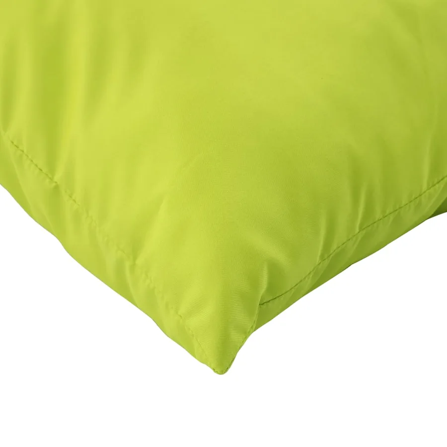 Coussins de palette lot de 2 vert vif tissu - 8
