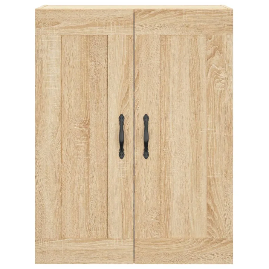 Buffet haut Chêne sonoma 69,5x34x180 cm Bois d'ingénierie - 6