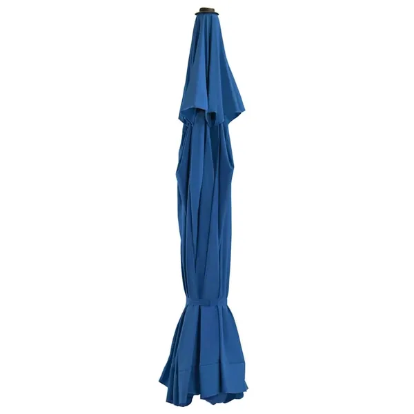 Tissu de remplacement pour parasol d'extérieur Bleu azuré 515cm
