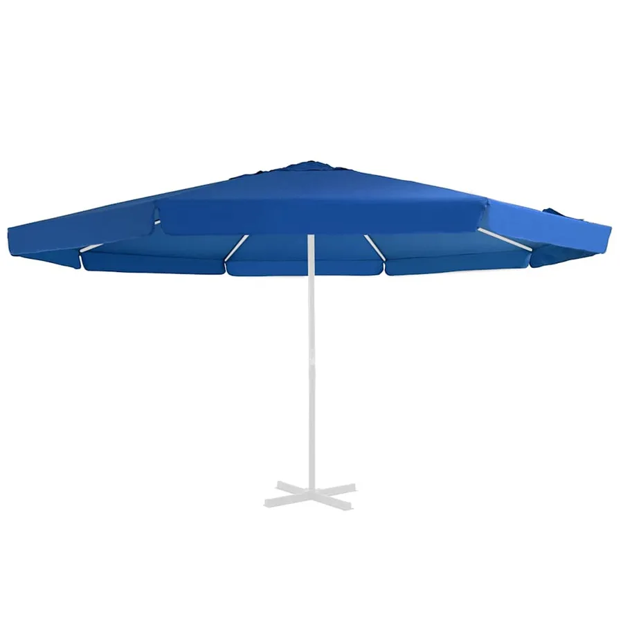 Tissu de remplacement pour parasol d'extérieur Bleu azuré 515cm - 2