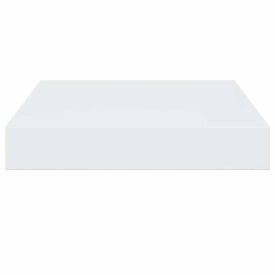 Étagère murale flottante 2 pcs Blanc brillant 23x23,5x3,8cm MDF - 8