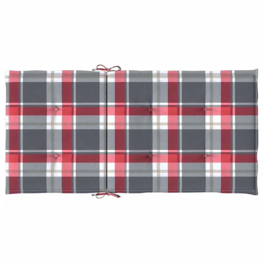 Coussins de chaise de jardin à dossier bas lot de 4 - 6