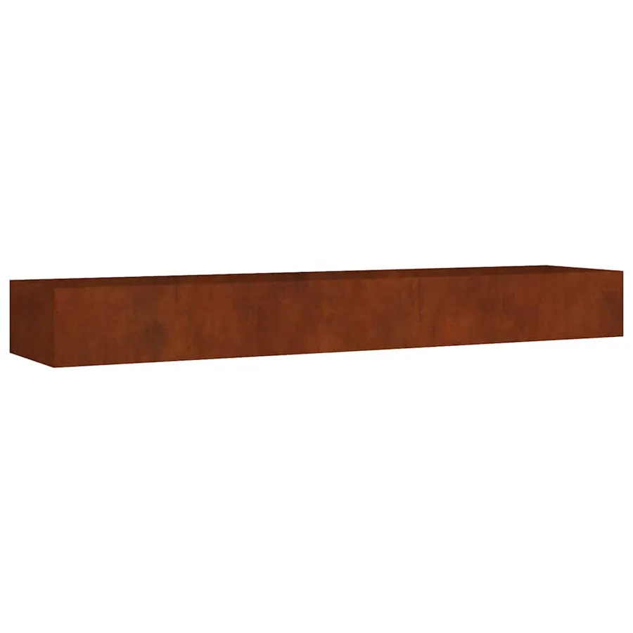 Lit surélevé de jardin 360x80x40 cm acier corten - 2