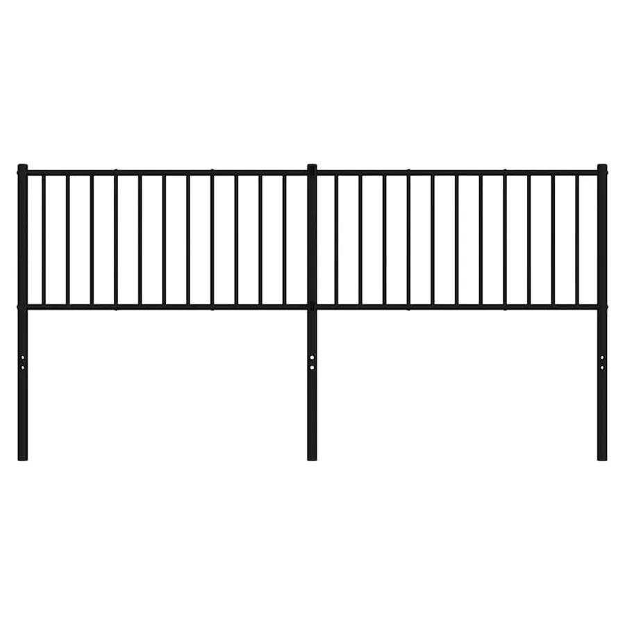 Tête de lit de remplacement métal noir 180 cm - 3