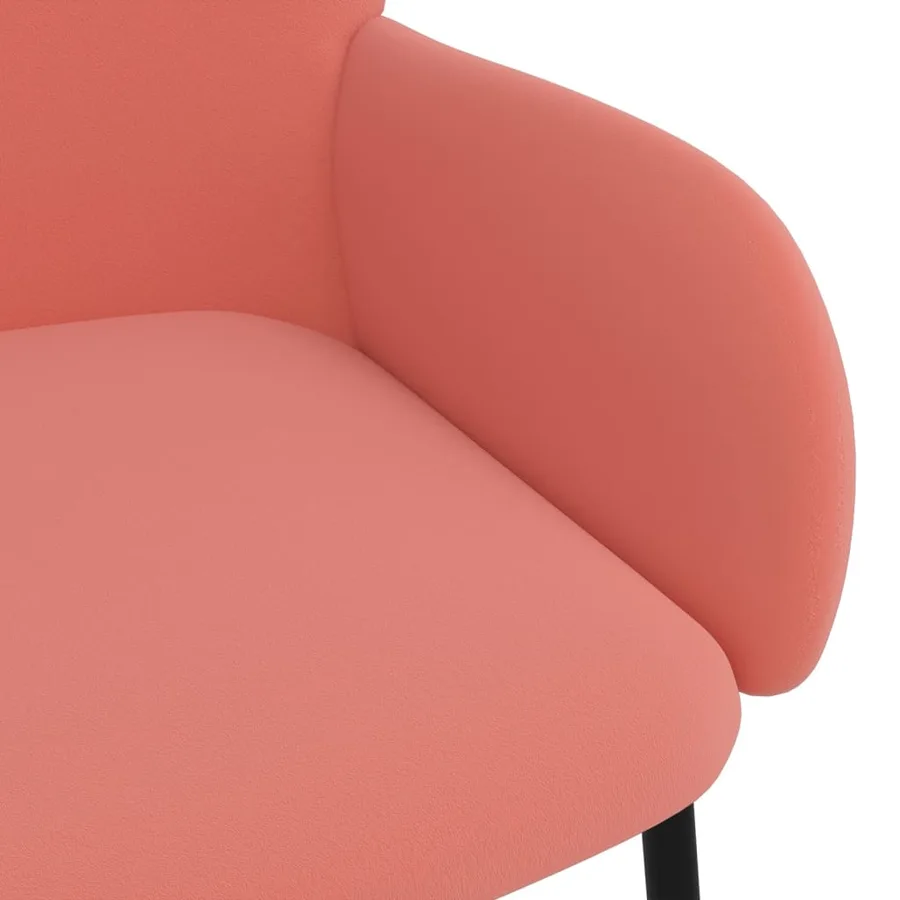 Chaises à manger lot de 2 Rose Velours - 7