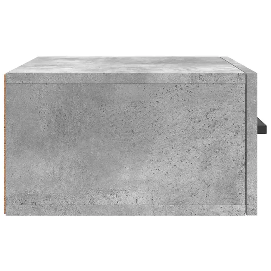 Tables de chevet murales 2 pcs gris béton 35x35x20 cm - 8