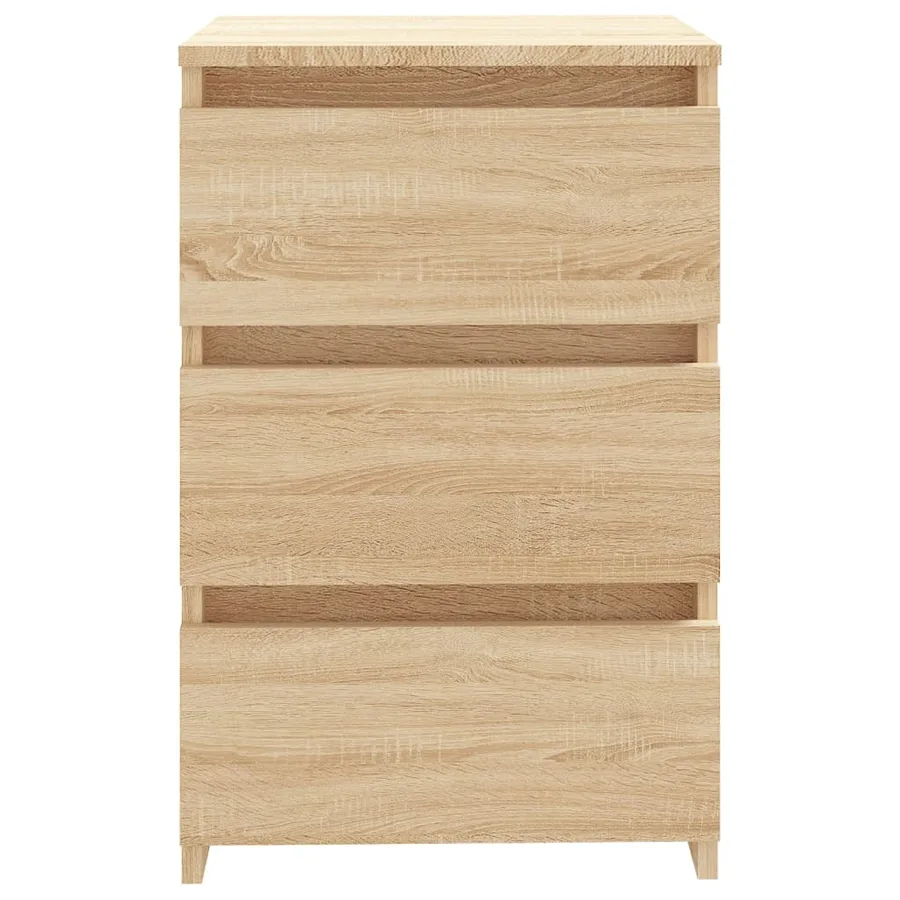 Table de chevet Chêne sonoma 40x35x62,5 cm bois d'ingénierie - 3