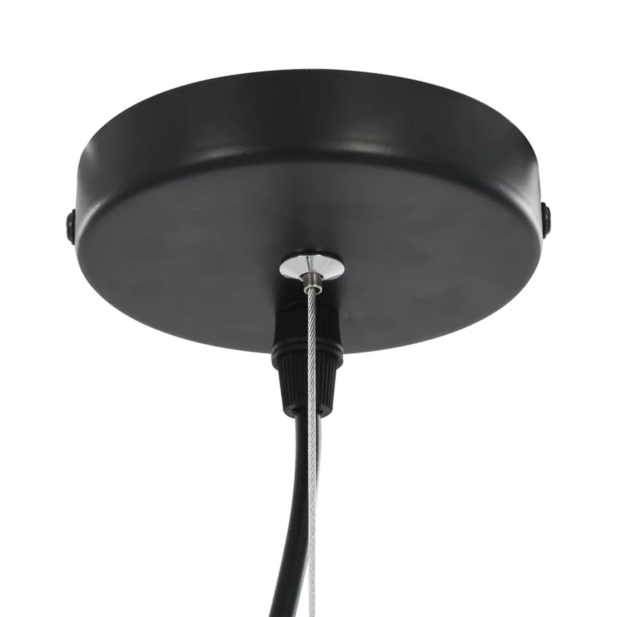 2 pcs Plafonniers Noir et doré Semi-sphérique 40 cm E27 - 9