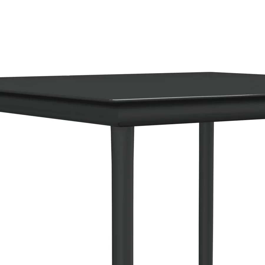Ensemble à manger de jardin 3 pcs coussins résine tressée acier - 8