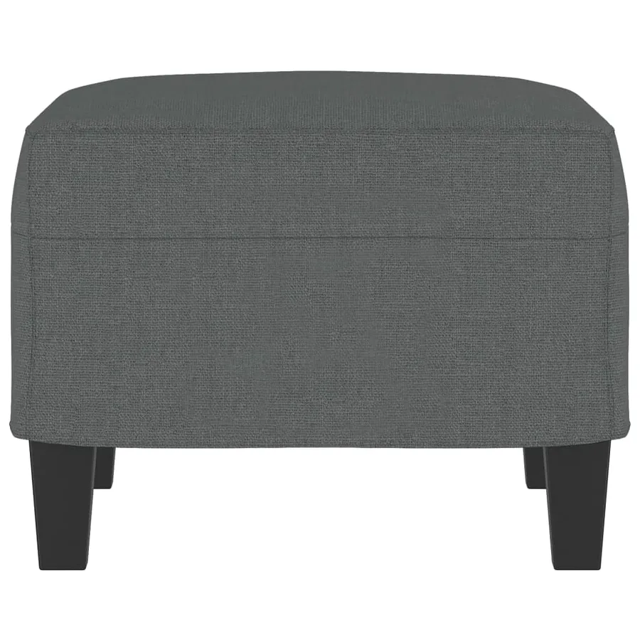 Repose-pied Gris foncé 60x50x41 cm Tissu - 4