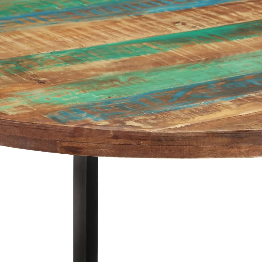Table à manger 110x75 cm Bois massif de récupération - 3