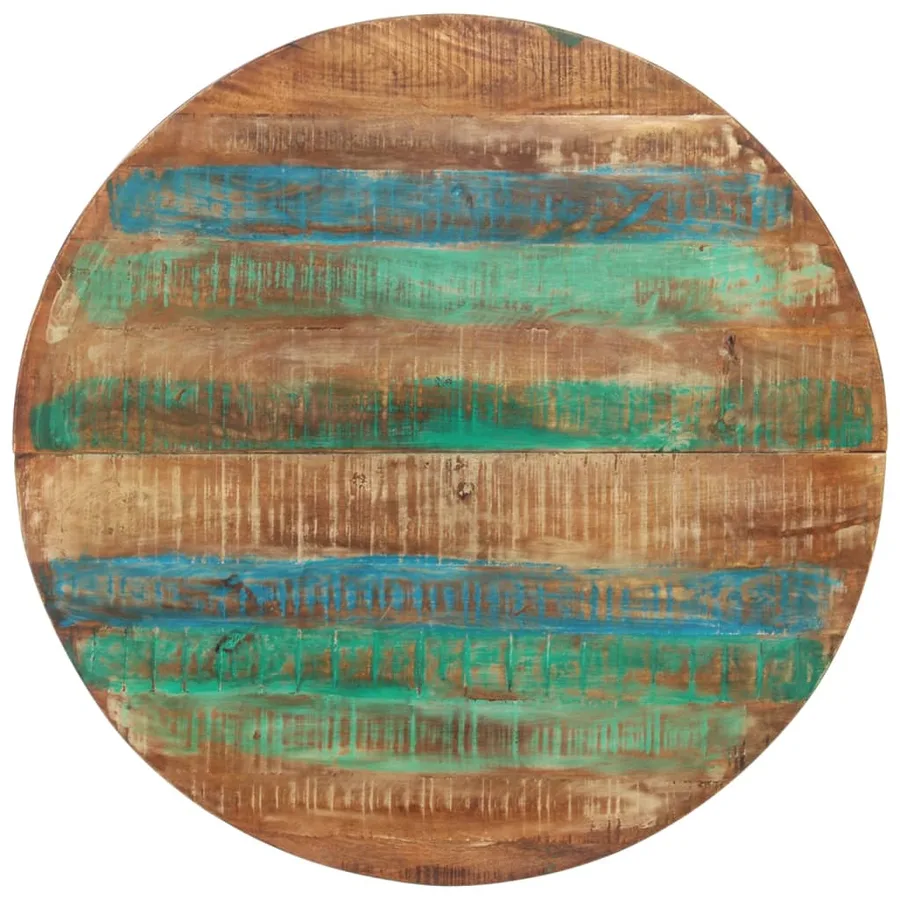 Table à manger 110x75 cm Bois massif de récupération - 5