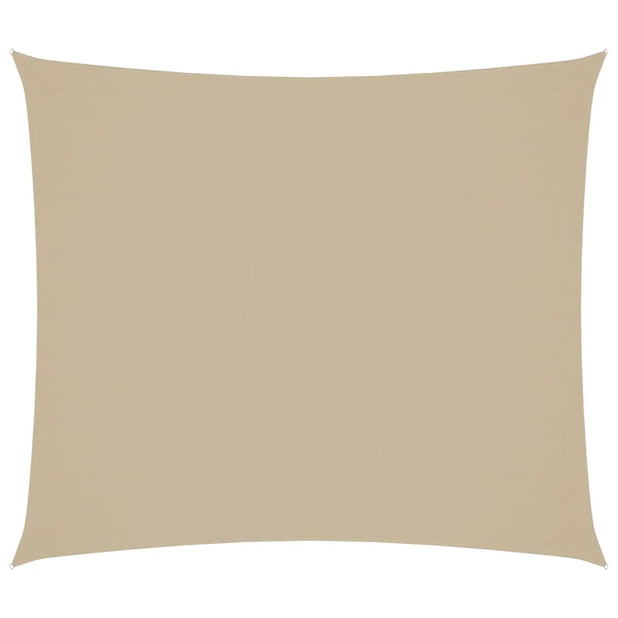 Voile de parasol tissu oxford rectangulaire 2x2,5 m beige - 2