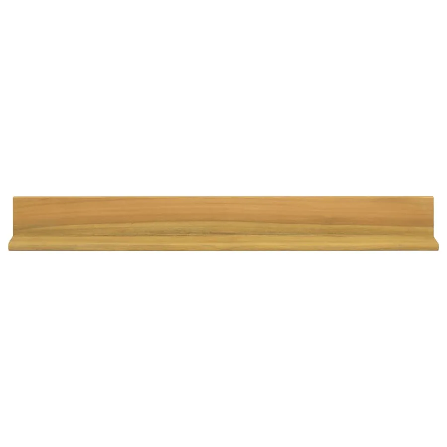 Étagères murales 2 pcs 90x10x10 cm Bois de teck massif - 3