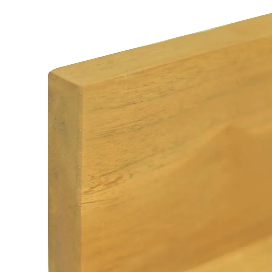Étagères murales 2 pcs 90x10x10 cm Bois de teck massif - 6
