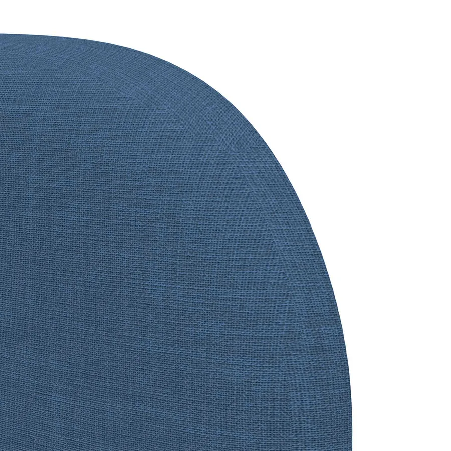 Oreille de tête de lit Bleu 40 x 23 x 6 cm tissu - 9