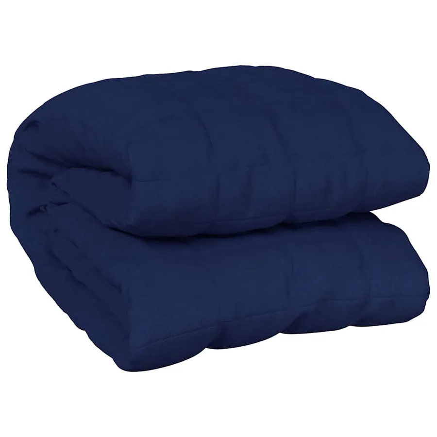 Couverture lestée Bleu 200x200 cm 13 kg Tissu - 2