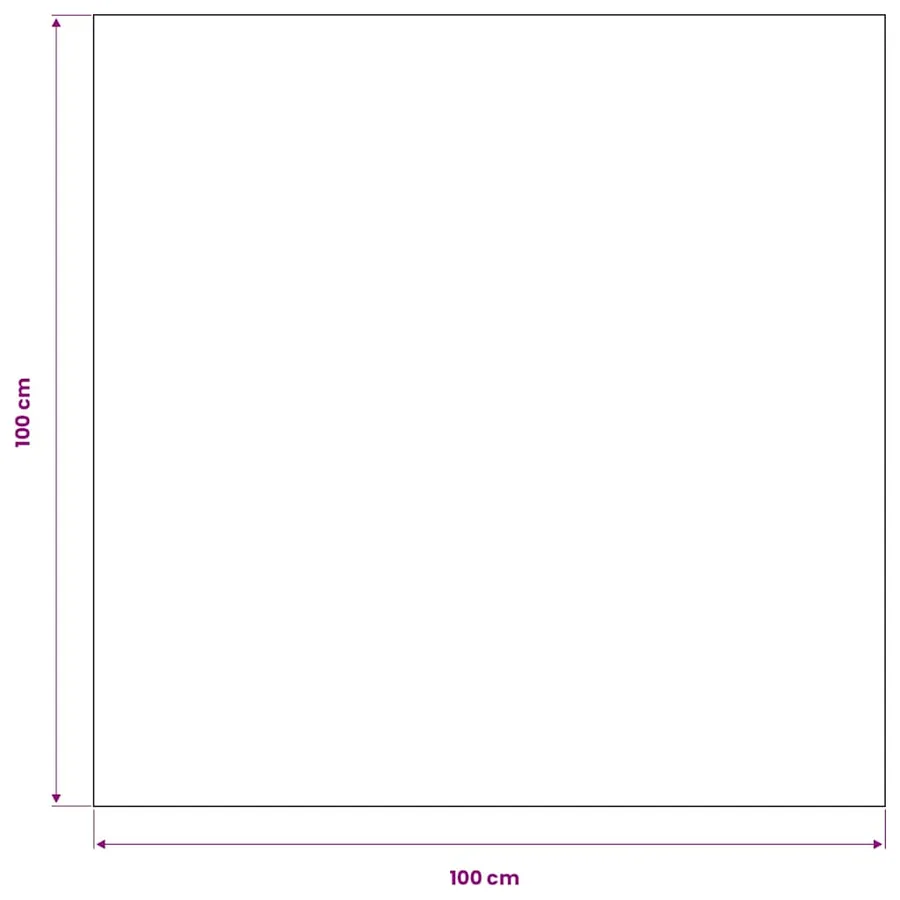 Nappes de table 5 pcs Blanc 100x100 cm - 4