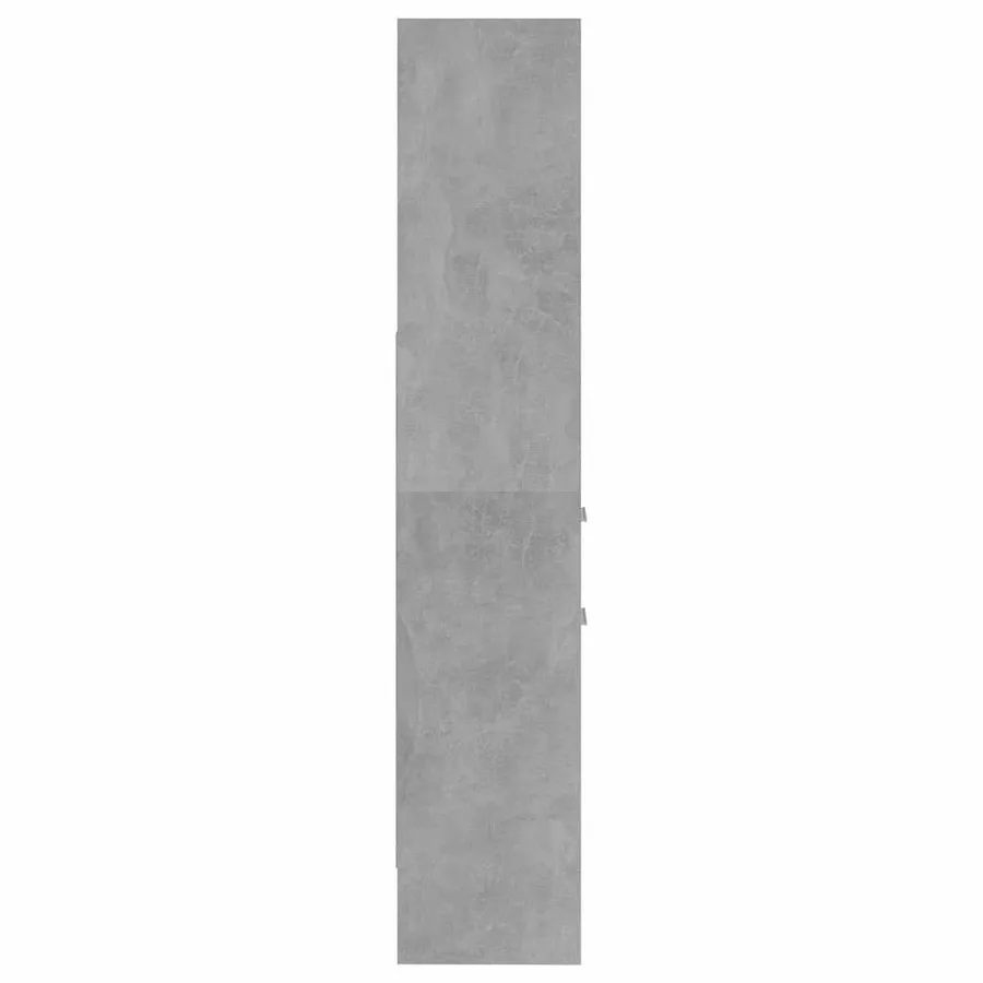 Bibliothèque Gris béton 40x35x180 cm Bois d’ingénierie - 5