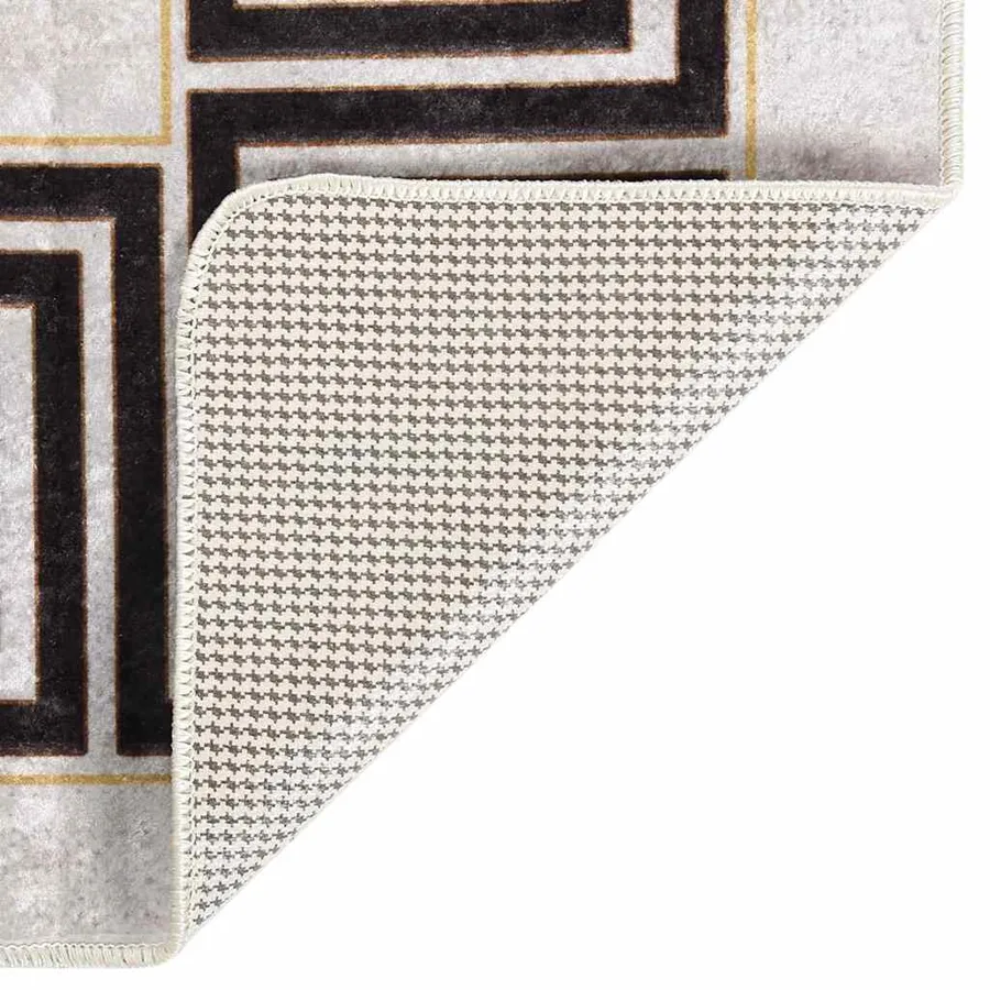 Tapis lavable 190x300 cm beige clair - 6