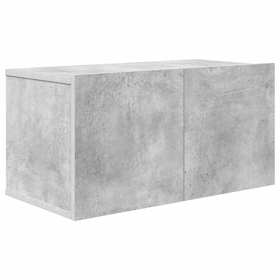 Ensemble de meuble TV 6 pcs Gris béton Bois d'ingénierie - 5