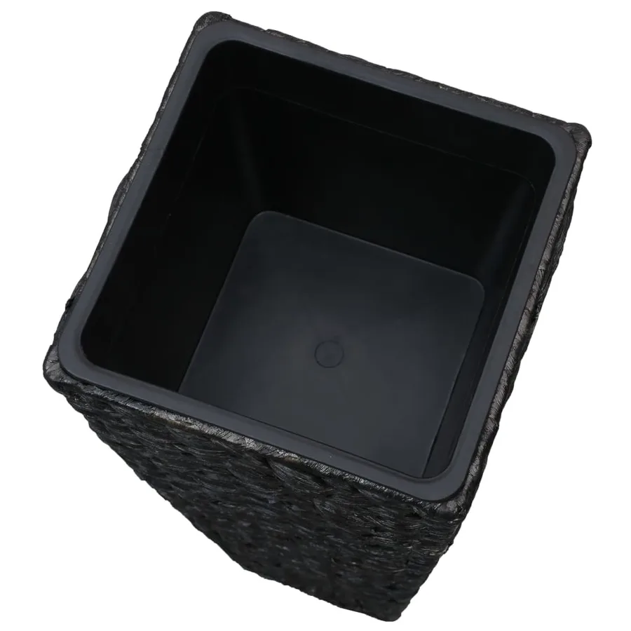 Lits surélevés 3 pcs Jacinthe d'eau Noir - 6