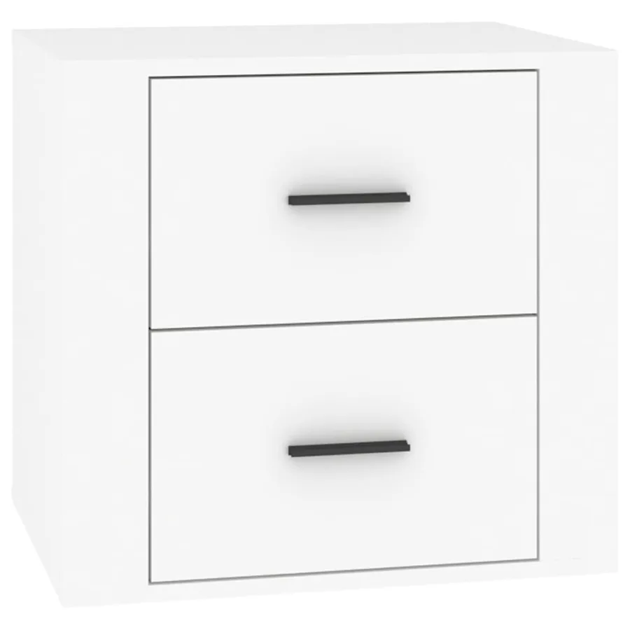Table de chevet Blanc 50x39x47 cm - 2