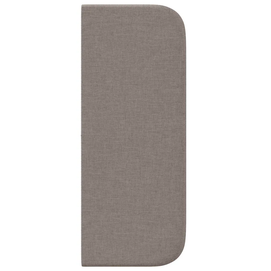 Oreille de tête de lit Taupe 40,5 x 40,5 x 4 cm tissu - 7