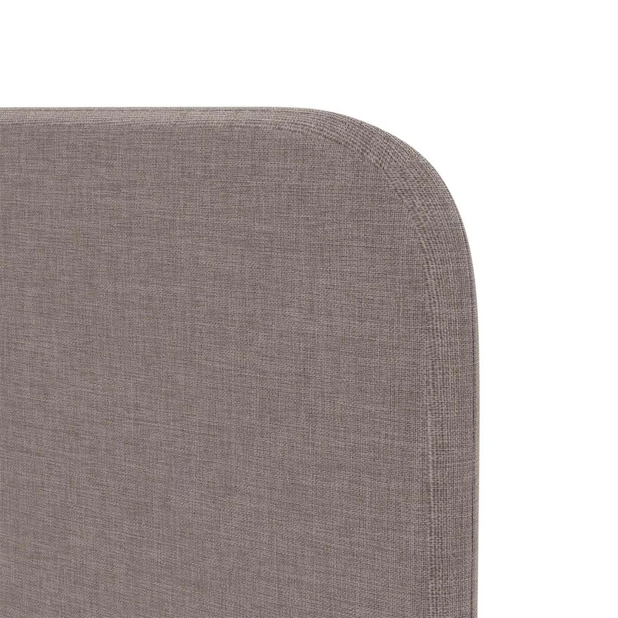 Oreille de tête de lit Taupe 40,5 x 40,5 x 4 cm tissu - 9