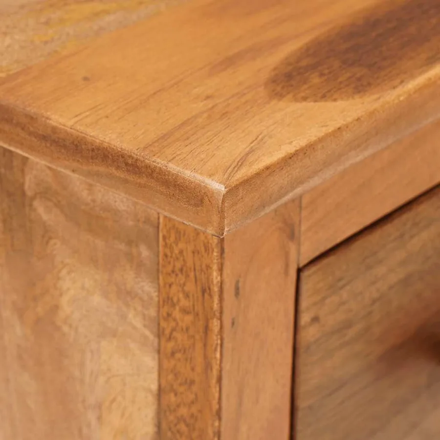 Table de chevet 40x30x50 cm Bois massif - 5