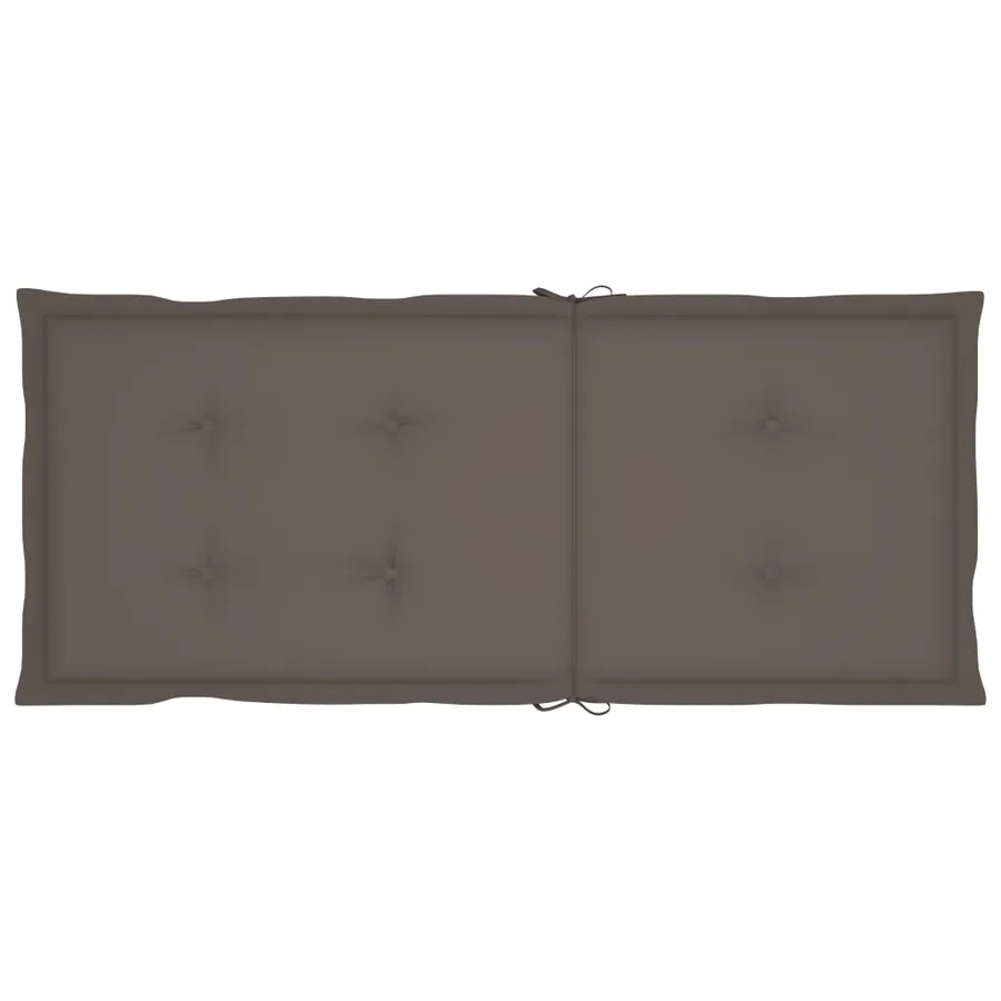 Chaises inclinables de jardin lot de 2 et coussins Bois acacia - 8