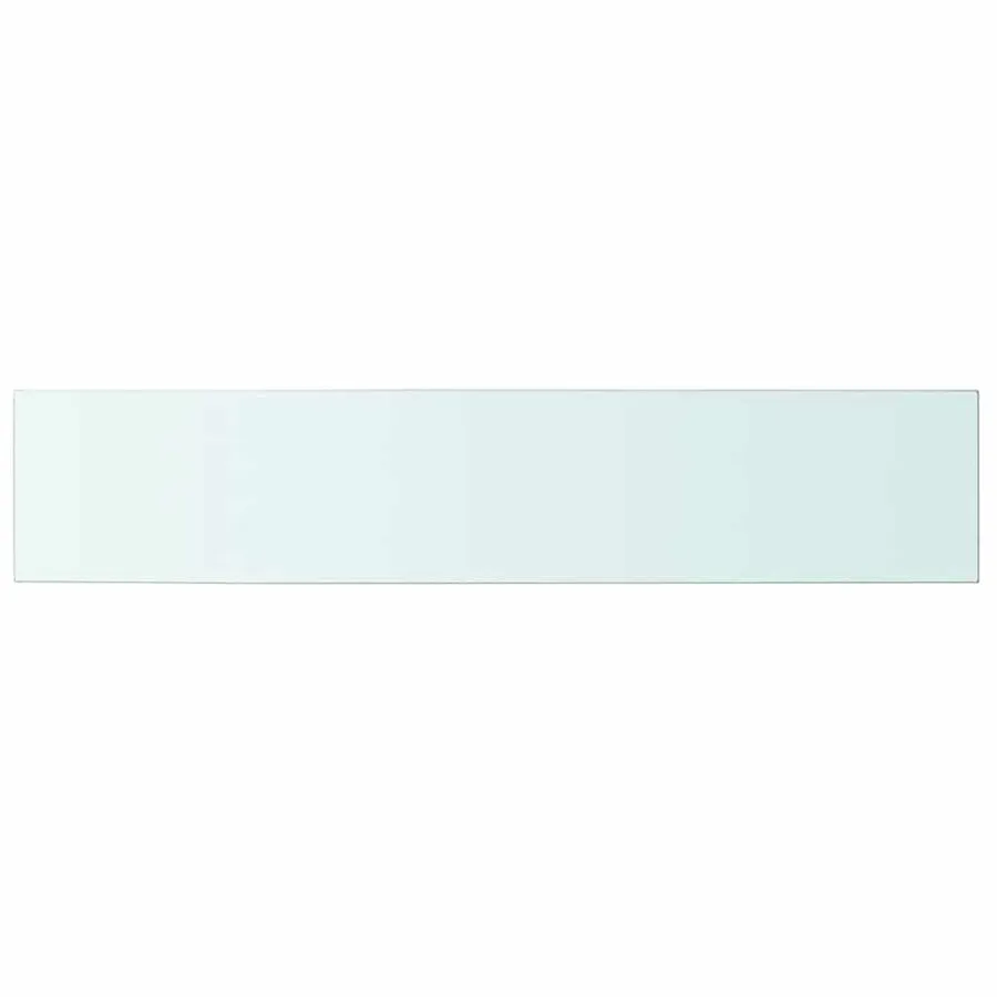 Panneaux d'étagère 2 pcs Verre Transparent 100 x 20 cm - 3
