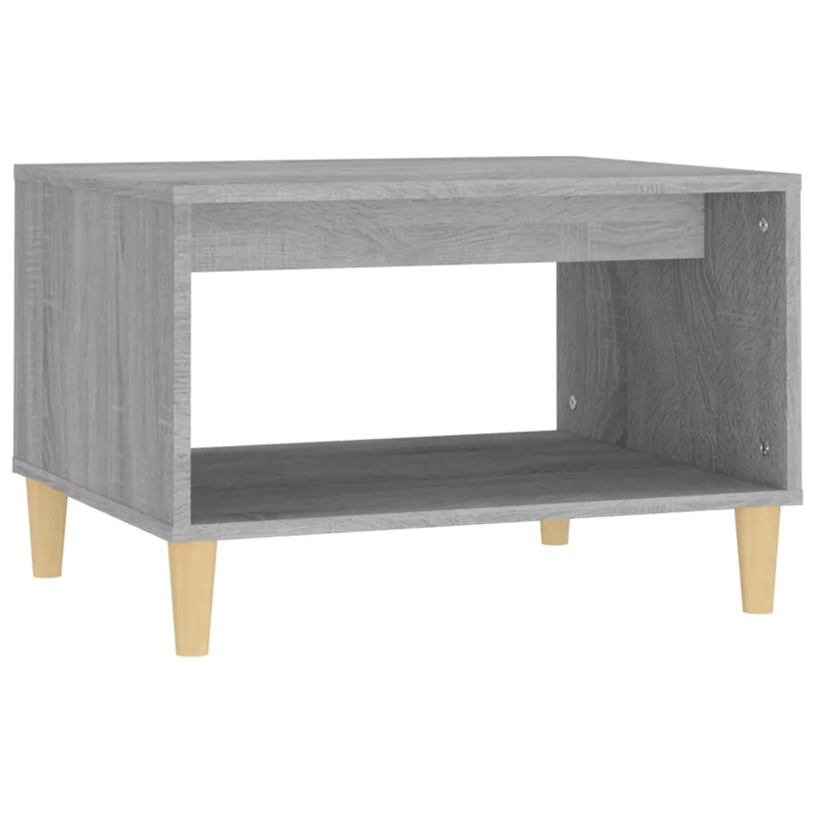 Table basse Sonoma gris 60x50x40 cm Bois d'ingénierie - 2