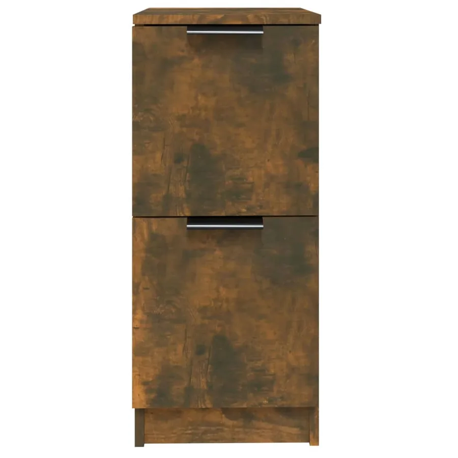 Buffets 2 pcs Chêne fumé 30x30x70 cm Bois d'ingénierie - 4