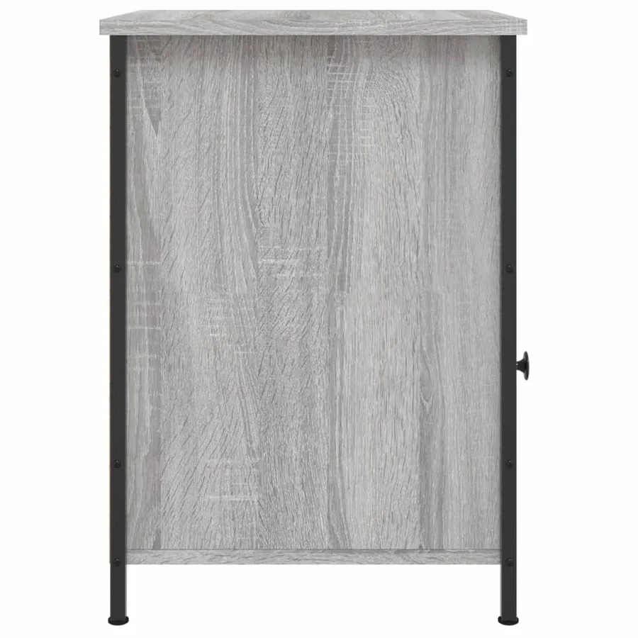 Tables de chevet 2 pcs sonoma gris 40x42x60cm bois d'ingénierie - 8