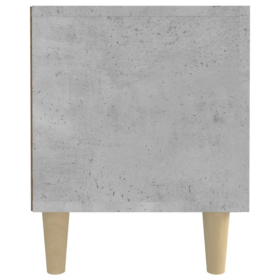 Meuble TV gris béton 180x31,5x40 cm bois d'ingénierie - 8