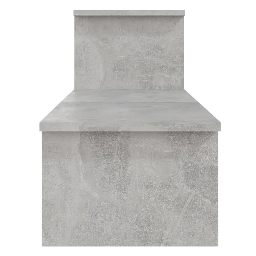 Meuble TV Gris béton 180x30x43 cm Bois d'ingénierie - 6