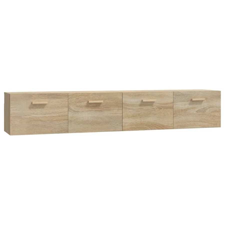 Armoires murales 2 pcs Chêne sonoma 100x36,5x35 cm - 2