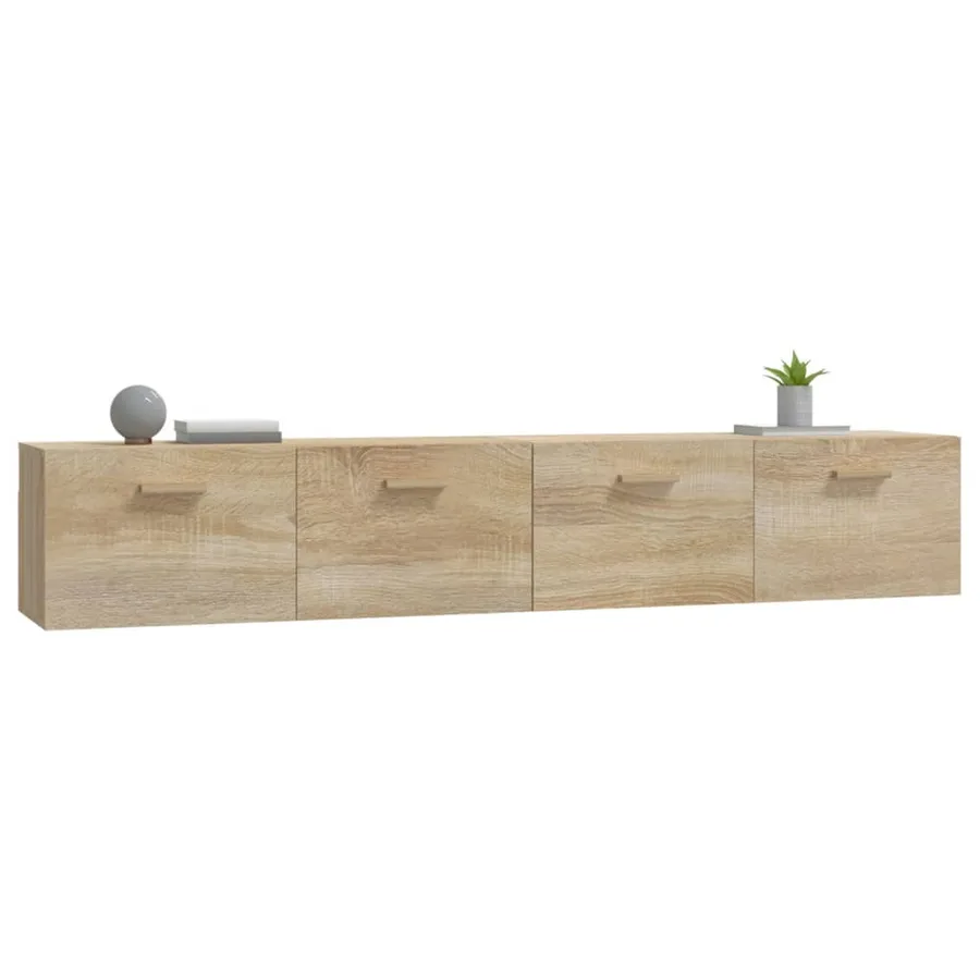 Armoires murales 2 pcs Chêne sonoma 100x36,5x35 cm - 5