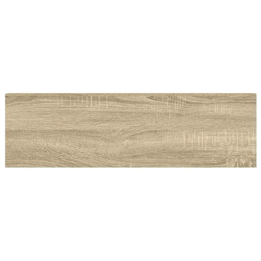Étagère flottante murale Chêne et blanc 90x23,5x3,8 cm MDF - 9