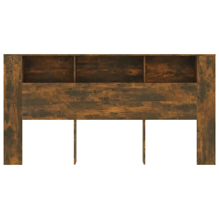 Armoire de tête de lit 200x18,5x104,5 cm bois d'ingénierie - 3