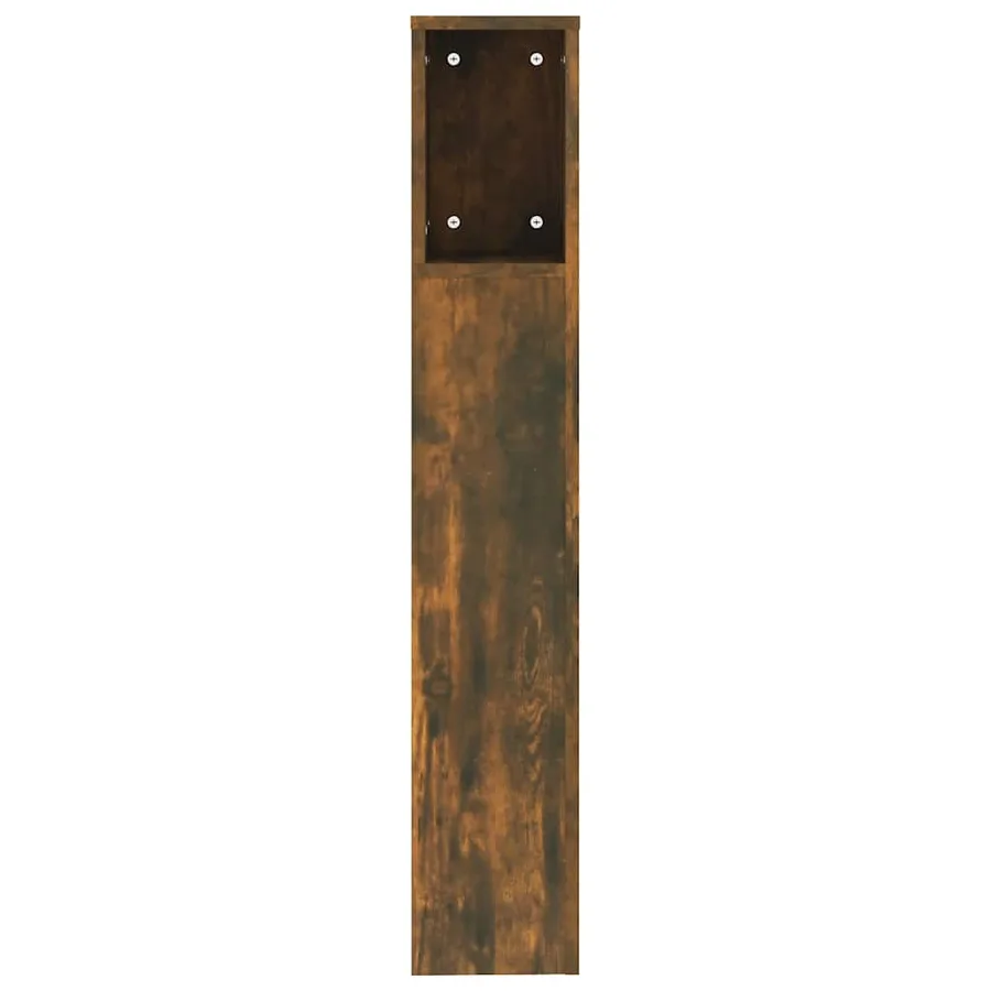 Armoire de tête de lit 200x18,5x104,5 cm bois d'ingénierie - 4