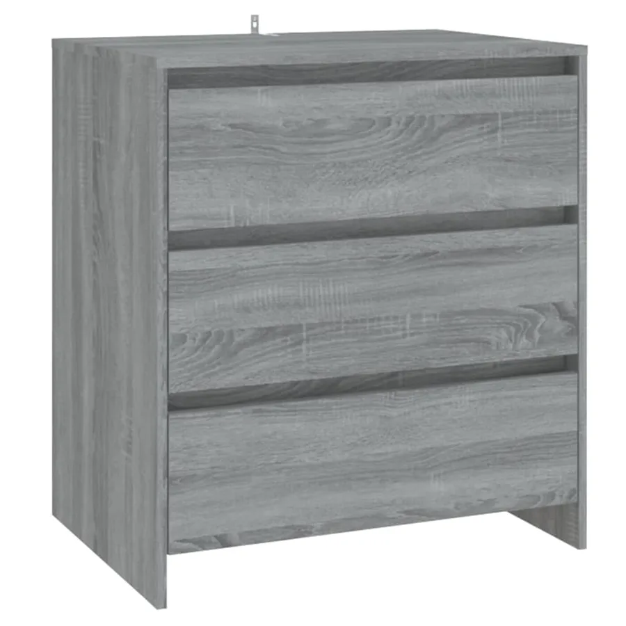 Buffets 3 pcs Sonoma gris Bois d'ingénierie - 4