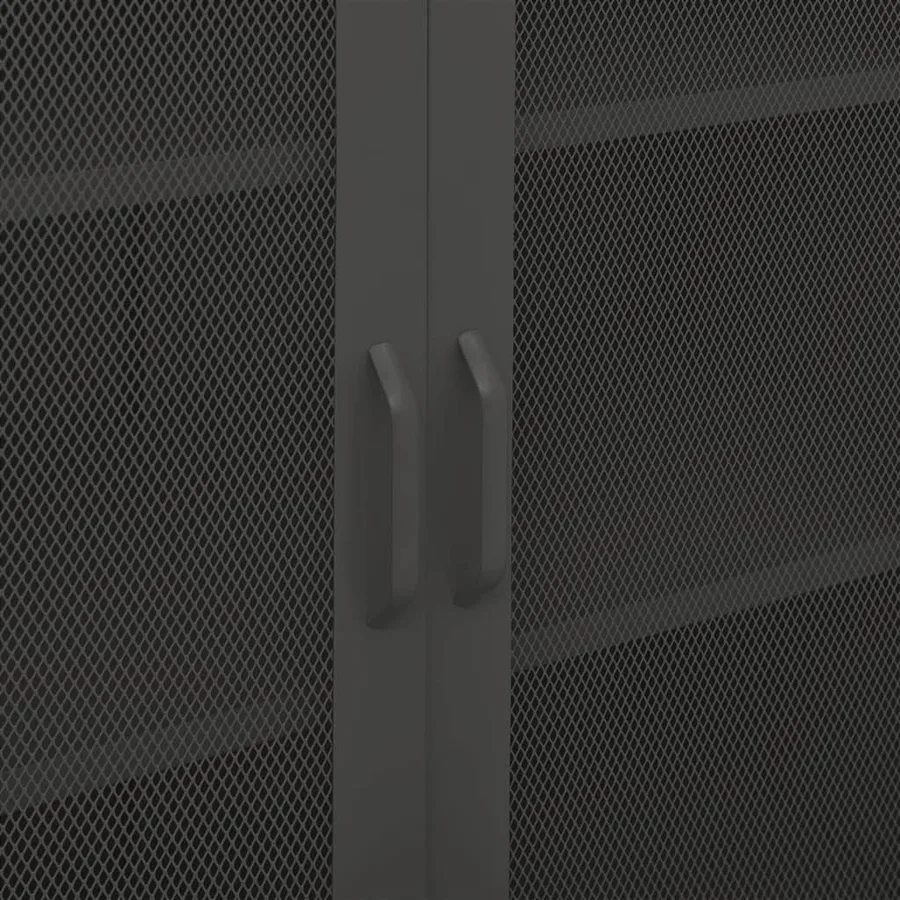 Armoire de rangement Anthracite 80x35x101,5 cm Acier - 8