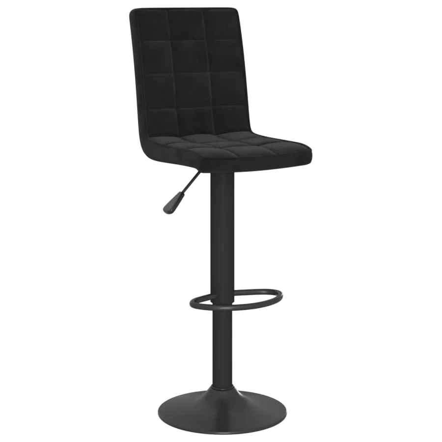 Tabouret de bar Noir Velours - 2