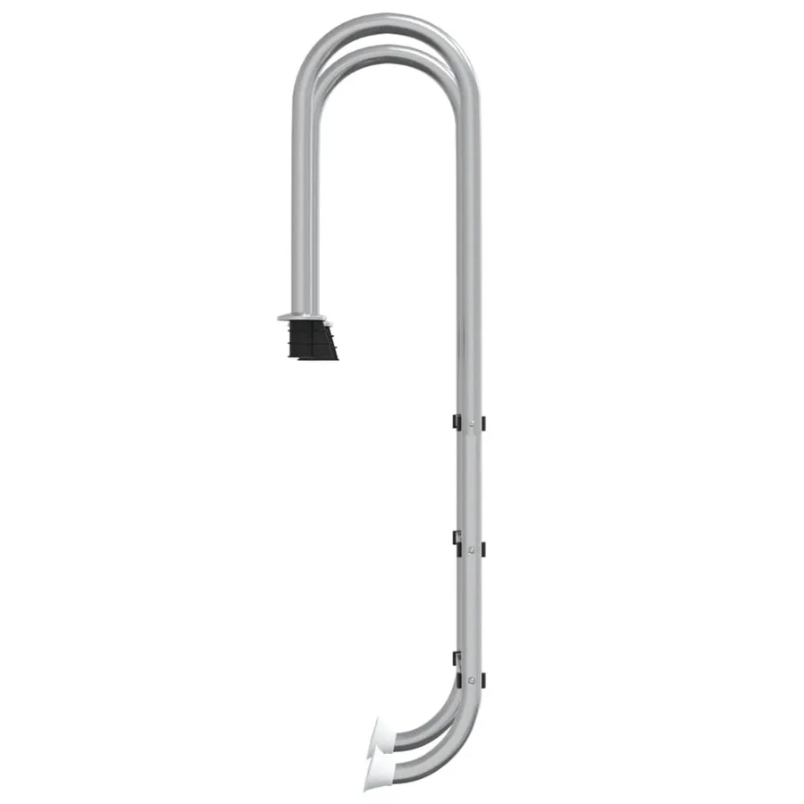 Échelle de piscine 54x38x158 cm acier inoxydable 304 - 4