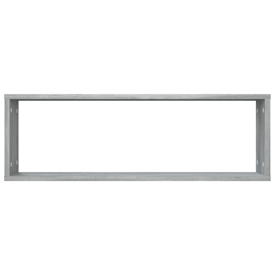 Étagères murales cubiques 4 pcs Sonoma gris 80x15x26,5 cm - 6