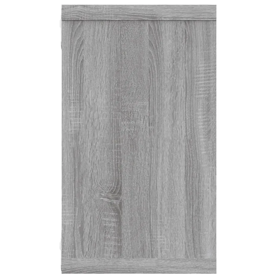Étagères murales cubiques 4 pcs Sonoma gris 80x15x26,5 cm - 7