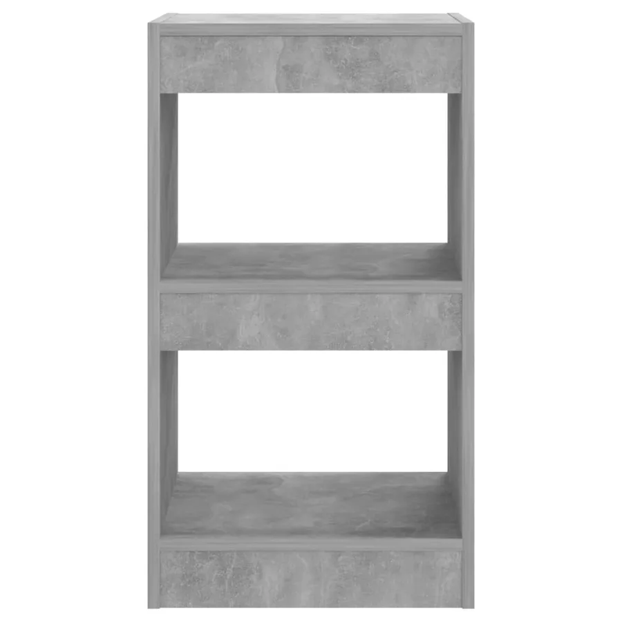 Bibliothèque/Séparateur de pièce Gris béton 40x30x72 cm - 3